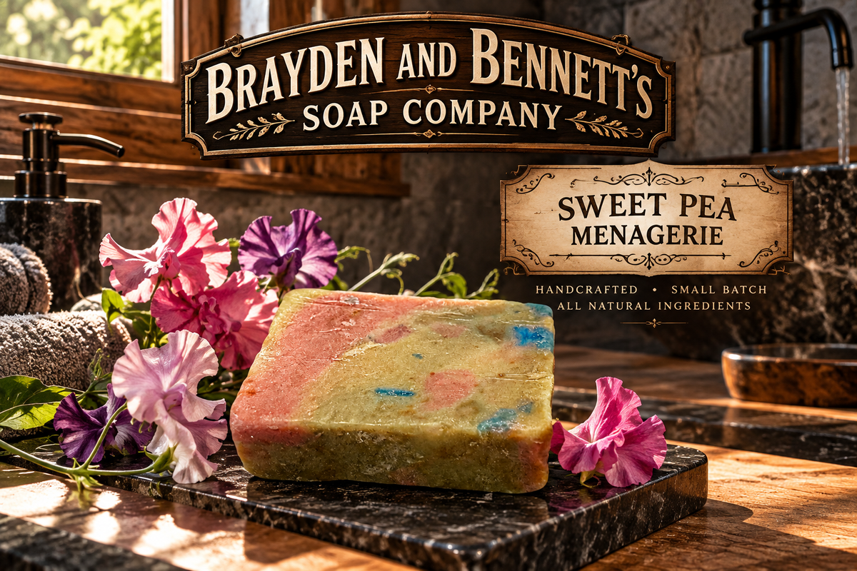 Sweet Pea Menagerie Soap Bar
