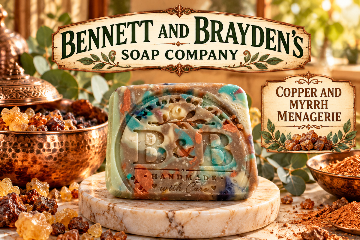 Copper and myrrh menagerie